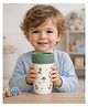 Mi Arcus Kids Printed Sipper Cup with Silicone Lid & Easy-Grip Design Green - 240 ml