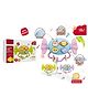 NEGOCIO Candy-shaped animal musical instrument set for 18-month-old babies: educational games, toys, cognitive development, soothing rattle making.- PACK OF 1 - COLOR MAY VARY