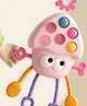 NEGOCIO Baby Development Cartoon Octopus Teething Squeeze Toy Silicone Finger Pull Rope Children's Toy- Pack of 1 -Pink