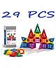 NEGOCIO 29 Pcs Magnet Tiles Building Blocks for Kids Magnetic Educational Learning STEM- PACK OF 1 - COLOR MAY VARY