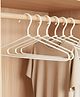 STOR Premium PU Leather Hangers | Ecru White | Set of 3