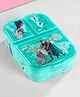 Disney by SKI Trio 3 Compartment Plastic Bento Snack Box Frozen Print - Aqua Blue