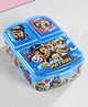 Disney by SKI Trio 3 Compartment Plastic Bento Snack Box Paw Patrol  Print- Blue