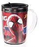 Marvel by SKI Stainless Steel Kids Mug with Lid & Handle Double Wall Insulated, BPA-Free Cherry Mug With Spider man Print- 350 ml