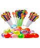 Quick Fill Holi Water Balloons Pack of 3 - Multi-Color| 3 x 37 Baloons| Fast & Easy Outdoor Water Play| Auto Seal Design| Kids Festival Gifting