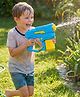 Automatic Electric Holi Water Gun - Blue Yellow| 750 ml Large Tank Capacity| Battery-Powered Water Blaster| Long-Range Spray upto 30 Feet| Easy to Use| Water Shooter| Kids Festival Gifting