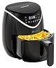 Inalsa Air Fryer 3 LTR|1200 W with Air Crisp Technology|Temperature & Timer Control|6 Preset Menu & Digital Display|Air fry, Bake,Roast,Reheat,Dehydrate|Airfryer Recipe book-NutriFryDigital 3