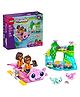 LEGO Friends Axolotl Adventure Boat 2 Minidolls 2 Axolotl Toys - Mini Boat 95 Pieces- 42681