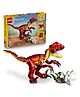 LEGO Creator 3 in 1 Fierce Dinosaur Build into a Velociraptor Stegosaurus or Pterosaur 283 Pieces- 31379