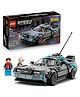 LEGO Speed Champions Time Machine From Back to the Future Model Car Kit and Building Set 357 Pieces- 77256
