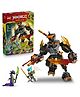 LEGO NINJAGO Cole's Mission Mech & Dragon Zane - Ninja Toys - Playset with 3 Minifigures 364 pieces- 71854