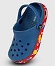 Toothless Space Theme Detailed Perforated Slingback Clogs - Blue