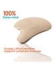 Skinvest Snatched Kansa Gua Sha - Ayurvedic Copper & Tin Facial Massage Tool