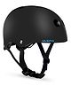 Jaspo Vault Adjustable Helmet, ABS Shell Black EPS Foam, Dial Adjuster, Lightweight,Comfort fit, Perfect for Skating-Cycling-Skateboarding and Scooter (Helmet Only), Medium (53 to 56 cms)(Black)