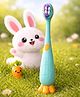 Totilo Baby Carrot Toothbrush - Soft & Safe First Toothbrush for Kids - Blue