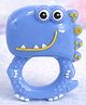 Totilo Baby Bell Teether, Dino Design- Blue