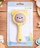 Totilo Cute Animal Rattle Teether for Babies - Soft Silicone - BPA-Free - Yellow