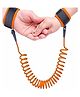 Totilo Anti Lost Safety Velcro Wrist Bracelet With Extra Long Harness- Orange