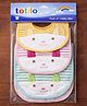 Totilo Baby Cotton Printed Feeding Snap Button Aprons Bibs Everyday Use (Pack of 3)