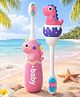 Totilo Baby Toothbrush, Soft & Safe First Toothbrush for Kids (Pack of 2)- Pink