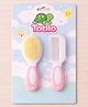 Totilo Baby Soft Bristles Hair Brush Comb- Pink