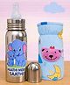 Totilo Stainless Steel Bottle With Soft Bottle Cover, 250 ml Elephant  Design - Blue