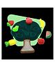 Rubbabu 3D Shape Sorter Fruits Toys Multi color
