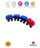 Rubbabu Wholedout Train & Couch Toys Multi color