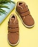 Tiny Bugs Solid Velcro Closure Shoes - Tan