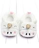 KIDLINGSS Unicorn Designed Fur Detailed Booties - White