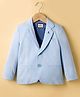 Noddy Full Sleeves Brooch Detailed Blazer - Light Blue