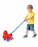 Sanjary Kids Push Along Toy with Stick Handle Rolling Wheel Ride On Walking Toy for Toddlers Indoor Outdoor Play Fun color design may vary