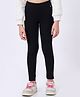 Ed-a-Mamma Cotton Knit Solid Leggings - Black