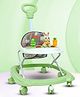 BISHMEVA Presents Baby Walkers for 6-18 Months | 3 Level Height Adjustment Walker with Switchable Food & Musical Toy Tray/Advanced Baby Activity Walker for Kids