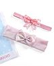 Babyhug Headbands  with Bow Applique Pack of 2 - Pink