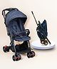 Little Pea Compact Travel Stroller with Canopy and Auto Fold - Blue