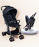 Little Pea Compact Travel Stroller with Canopy and Auto Fold - Black