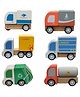 Pingo Play Premium Wooden Mini Cars for Kids | Montessori Vehicle Toys | Smooth, Non-Toxic | Pretend Play Learning Toys for Boys & Girls (3+ Years) [Set of 4 Theme: Transport Vehicles]