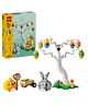 LEGO Easter Bunny and Chick Egg Hunt Animal Toy Playset Building Kit 140 Pieces-40808