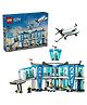LEGO City Airport with Airplane - Toy Model Airport Set 887 pieces- 60502