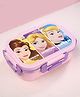Disney By SKI Stainless Steel Bento With Partition Lunch Box With Princess Print - Baby Pink