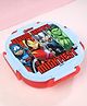 Marvel By SKI Stainless Steel 2 Compartment Lunch Box With Avengers Print - Sky Blue