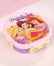 Disney By SKI Stainless Steel 2 Compartment Lunch Box With Princess Print - Baby Pink