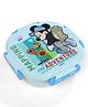 Disney By SKI Baker 2 Compartment Insulated Stainless Steel Lunch Box with Micky Mouse Print - Sky Blue