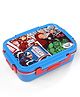 Marvel By SKI 3 Compartment Insulated Stainless Steel Bento Lunch Box With Avengers Print - Blue