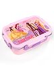 Disney By SKI 3 Compartment Stainless Steel Bento Lunch Box With Princess Print - Pink