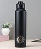 Marvel by SKI Sprint Stainless Steel Sipper Water Bottle With Spider Man Print Black - 950 ml
