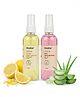 inatur Alcohol-Based Hand Sanitizer Spray Duo | Lemon & Aloe | 99.9% Germ Defense | 2×100ml