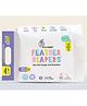 R For Rabbit Feather Tape Style Diaper with Fast Absorption Technology Size Small  - Pack of 26