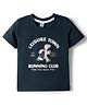 Tango Single Jersey Knit Half Sleeves Tortoise Printed T-Shirt - Grey